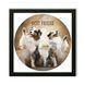 Vinyl Record Decor in a Wooden Frame Australian Shepherds 14" 40-4-1 photo 1