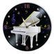 Wall Vinyl Record Clock Piano 12" UF-Clock-Piano-1 photo 1