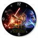 Настінний вініловий годинник Зоряні війни, діаметр 30см UF-Clock-Star Wars-3 фото 1