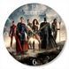 Настінний вініловий годинник Ліга справедливості, діаметр 30см UF-Clock-M-Justice League-2 фото 1