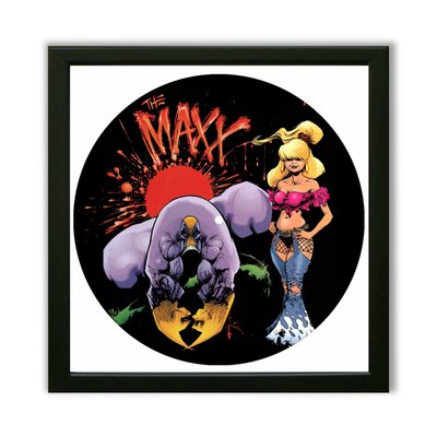 Vinyl Record Decor in a Wooden Frame The Maxx 14" UF-Frame-The Maxx-2 photo