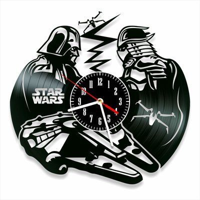 Wall Vinyl Record Clock Star Wars 12" 143-1-2 photo