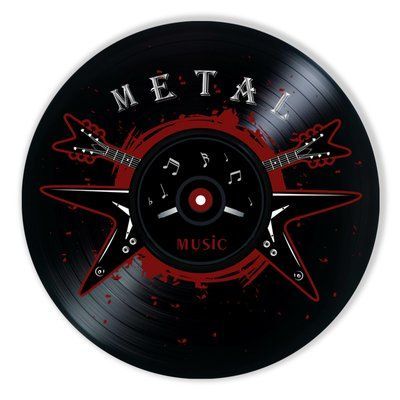 Vinyl Record Decor Metal 12" 601-3-1 photo