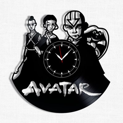 Wall Vinyl Record Clock Avatar The Last Airbender 12" Vinyl-Clock-C-Avatar The Last Airbender-1 photo