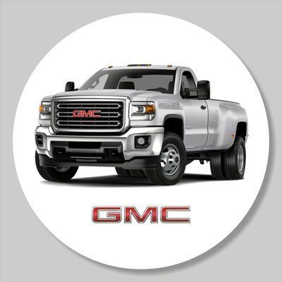 Настінний вініловий декор GMC, діаметр 30см 225-3-1 фото