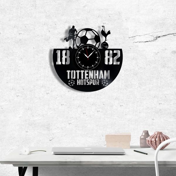 Wall Vinyl Record Clock FC Tottenham Hotspur 12" Vinyl-Clock-FC Tottenham Hotspur-1 photo