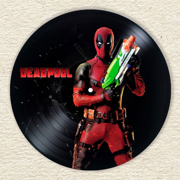 Vinyl Record Decor Deadpool 12" UF-Décor-M-Deadpool-2 photo