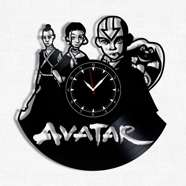 Wall Vinyl Record Clock Avatar The Last Airbender 12" Vinyl-Clock-C-Avatar The Last Airbender-1 photo