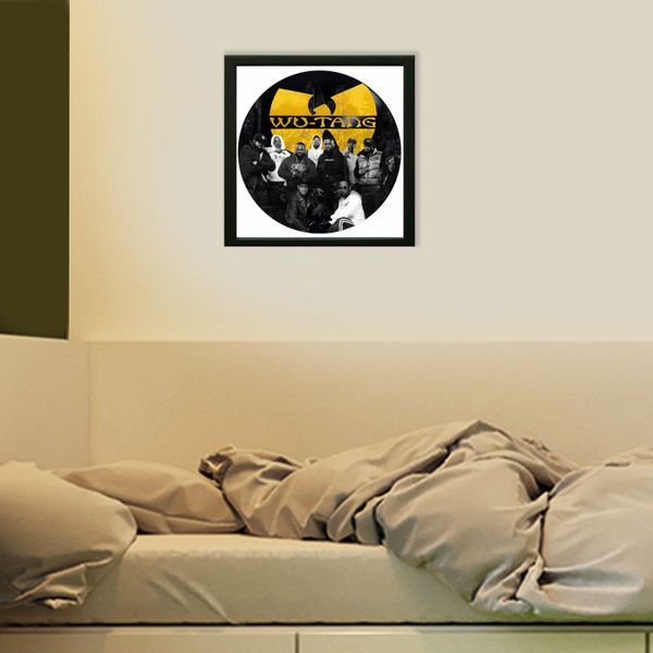 Vinyl Record Decor in a Wooden Frame Wu-Tang Clan 14" 589-4-1 photo