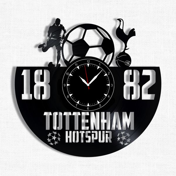 Wall Vinyl Record Clock FC Tottenham Hotspur 12" Vinyl-Clock-FC Tottenham Hotspur-1 photo