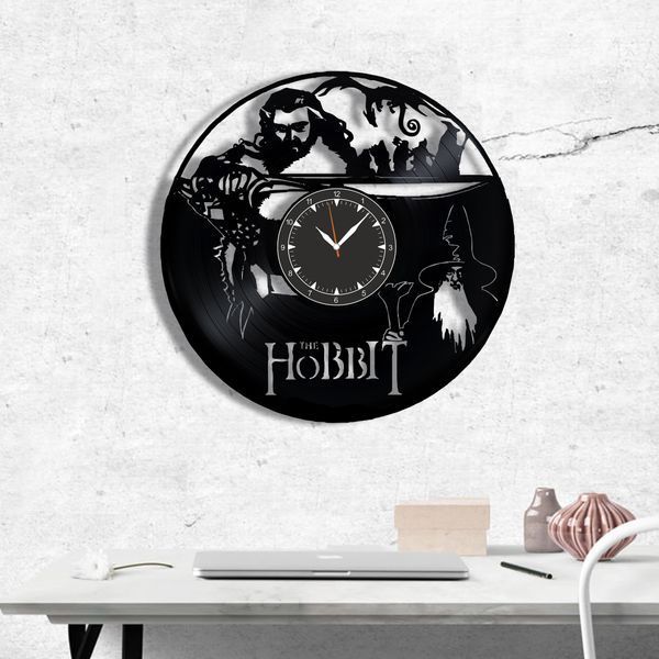 Wall Vinyl Record Clock The Hobbit 12" Vinyl-Clock-M-The Hobbit-2 photo