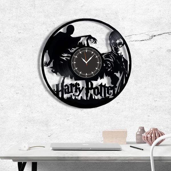 Wall Vinyl Record Clock Harry Potter 12" Vinyl-Clock-M-Harry Potter-4 photo