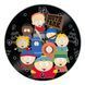 Настінний вініловий годинник Південний парк, діаметр 30см UF-Clock-C-South Park-2 фото 1