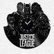 Настінний вініловий годинник Ліга справедливості, діаметр 30см Vinyl-Clock-M-Justice League-6 фото