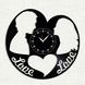 Wall Vinyl Record Clock Love 12" Vinyl-Clock-Love-7 photo 1