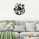 Wall Vinyl Record Clock Mushrooms 12" 132-1-1 photo 3