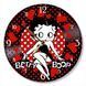 Настінний вініловий годинник Бетті Буп, діаметр 30см UF-Clock-M-Betty Boop-3 фото