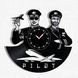 Wall Vinyl Record Clock Pilot 12" 107-1-1 photo 1