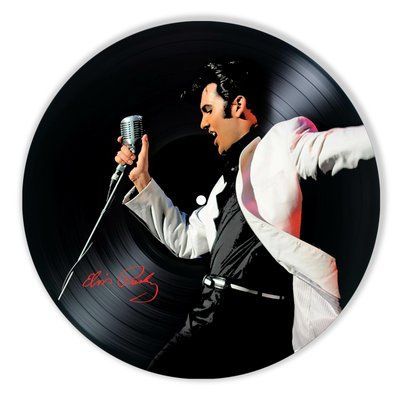 Vinyl Record Decor Elvis Presley 12" 527-3-1 photo