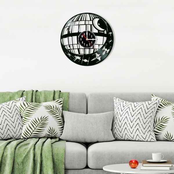 Wall Vinyl Record Clock Star Wars 12" 143-1-6 photo
