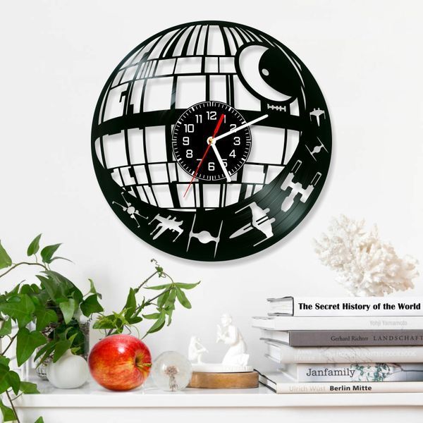 Wall Vinyl Record Clock Star Wars 12" 143-1-6 photo