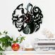 Wall Vinyl Record Clock Skull 12" 134-1-1 photo 2