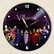 Настінний вініловий годинник Лиходії, діаметр 30см UF-Clock-C-Villains-1 фото 3