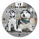 Wall Vinyl Record Clock Husky 12" 54-2-1 photo 1