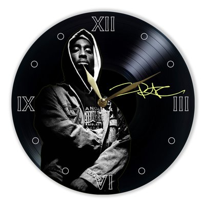 Wall Vinyl Record Clock 2Pac 12" UF-Clock-2Pac-1 photo