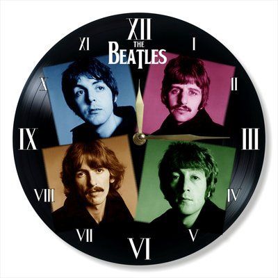 Wall Vinyl Record Clock The Beatles 12" UF-Clock-The Beatles-4 photo