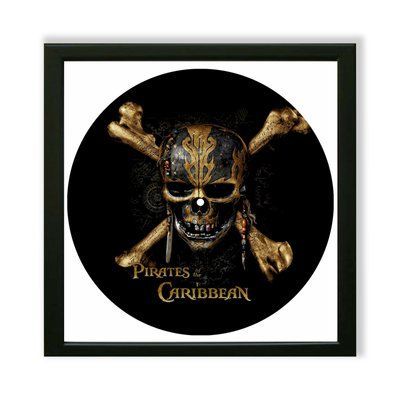 Vinyl Record Decor in a Wooden Frame Pirates of the Caribbean 14" 760-4-1 photo