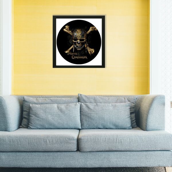 Vinyl Record Decor in a Wooden Frame Pirates of the Caribbean 14" 760-4-1 photo