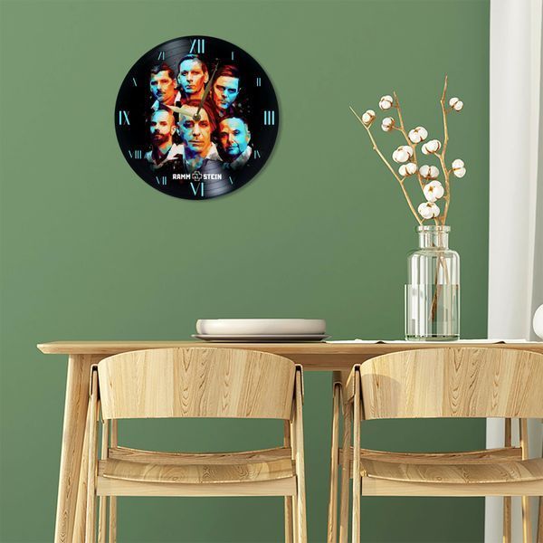 Wall Vinyl Record Clock Rammstein 12" UF-Clock-Rammstein-1 photo