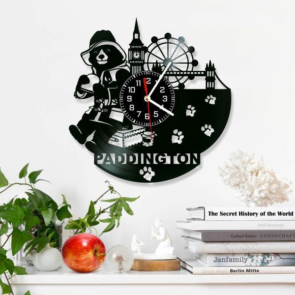 Wall Vinyl Record Clock Paddington 12" Vinyl-Clock-M-Paddington-1 photo