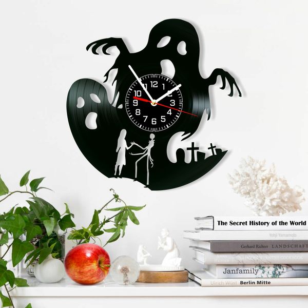 Wall Vinyl Record Clock Nightmare Before Christmas 12" Vinyl-Clock-Nightmare Before Christmas-13 photo