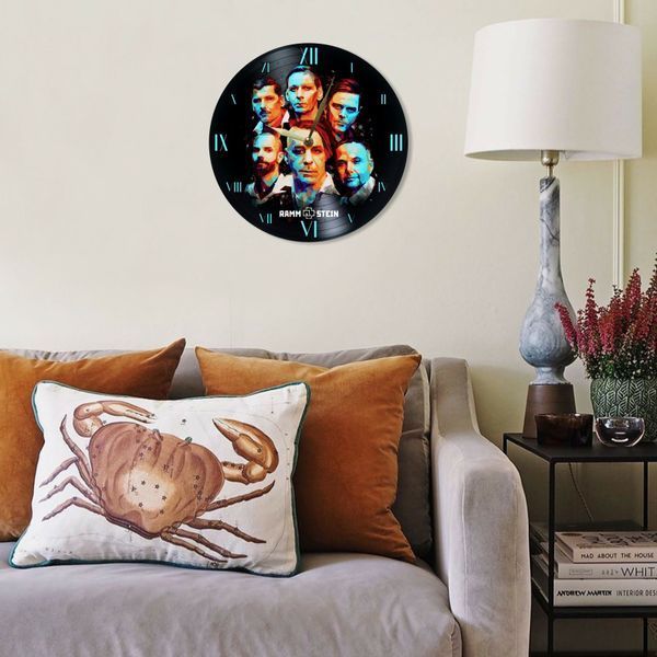 Wall Vinyl Record Clock Rammstein 12" UF-Clock-Rammstein-1 photo