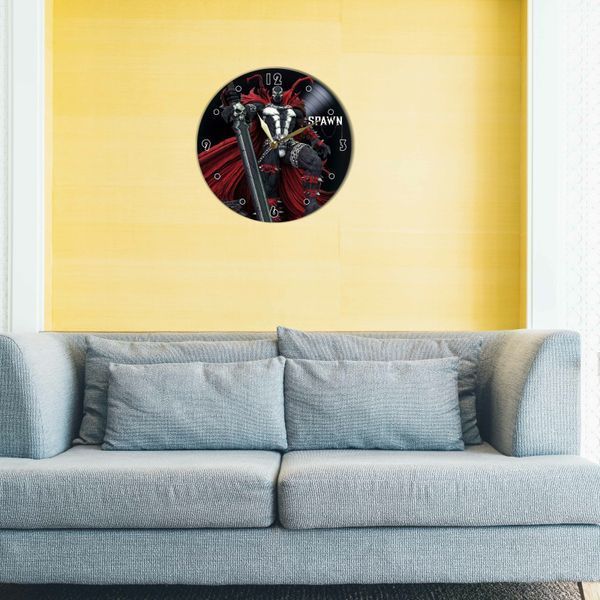 Wall Vinyl Record Clock Spawn 12" UF-Clock-Spawn-1 photo