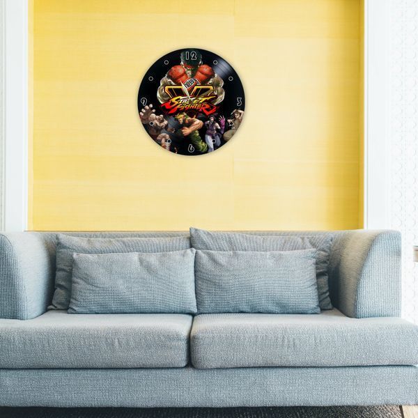 Wall Vinyl Record Clock Street Fighter 12" UF-Clock-Street Fighter-1 photo