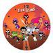 Настінний вініловий годинник Підлітки-Титани, діаметр 30см UF-Clock-C-Teen Titans-2 фото
