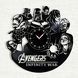 Настінний вініловий годинник Месники, діаметр 30см Vinyl-Clock-M-Avengers-4 фото
