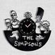 Настінний вініловий годинник Сімпсони, діаметр 30см Vinyl-Clock-C-The Simpsons-1 фото 1