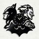 Настінний вініловий годинник Бетмен, діаметр 30см Vinyl-Clock-Batman-10 фото