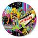 Wall Vinyl Record Clock Las Vegas 12" 28-2-1 photo 1