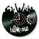 Настінний вініловий годинник Blink-182, діаметр 30см Vinyl-Clock-Blink-182-2 фото 1