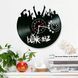 Настінний вініловий годинник Blink-182, діаметр 30см Vinyl-Clock-Blink-182-2 фото 2