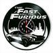 Настінний вініловий годинник Форсаж, діаметр 30см Vinyl-Clock-M-Fast and Furious-2 фото 1
