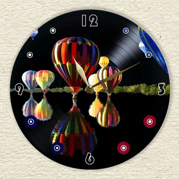 Wall Vinyl Record Clock Balloon 12" UF-Clock-Balloon-1 photo