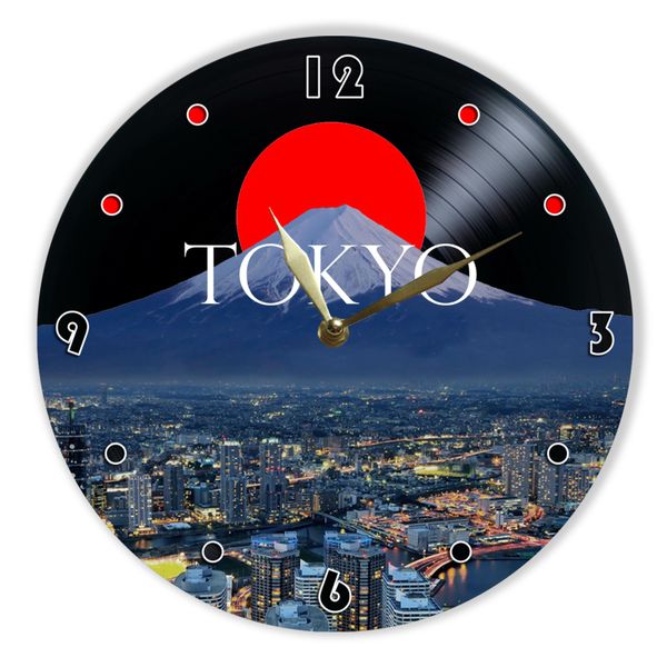 Wall Vinyl Record Clock Tokyo 12" UF-Clock-Tokyo-1-2 photo