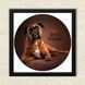 Vinyl Record Decor in a Wooden Frame Boxer 14" 43-4-1 photo 3