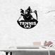 Wall Vinyl Record Clock Tennis 12" 219-1-1 photo 2